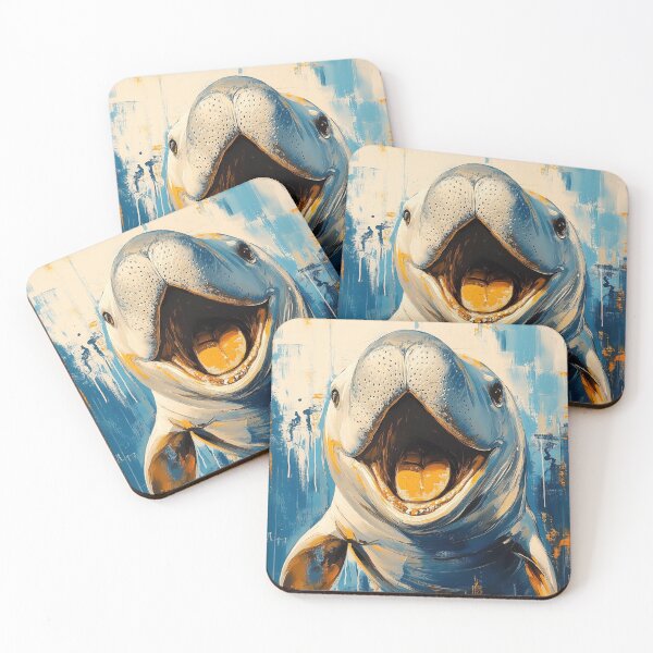 Item preview, Stunning Manatee Painting for Home & Office designed and sold by LazyOwlStore.