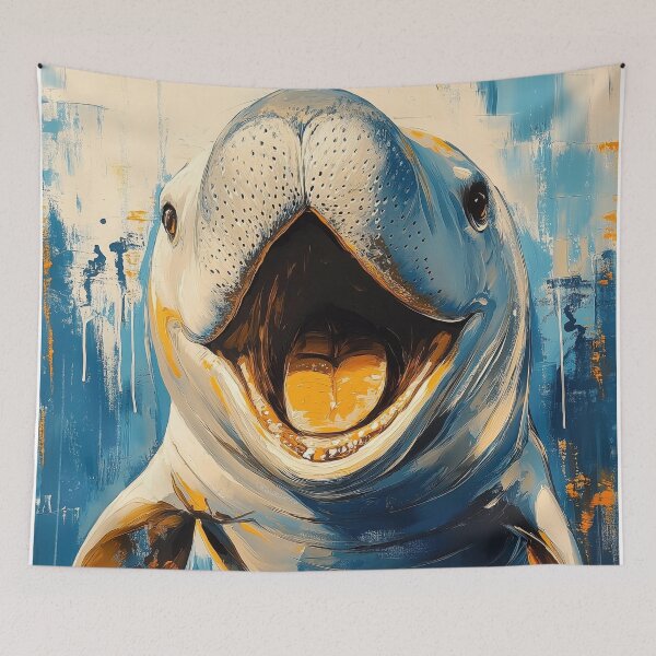 Item preview, Stunning Manatee Painting for Home & Office designed and sold by LazyOwlStore.