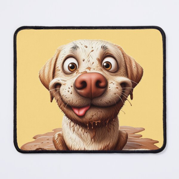 Item preview, The Labrador – Muddy fun on four paws designed and sold by Sabber-and-Swag.