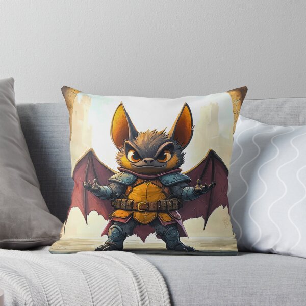 Item preview,  Title: Battle-Ready Bat Knight designed and sold by MYTHIC PEEL STICKERS.