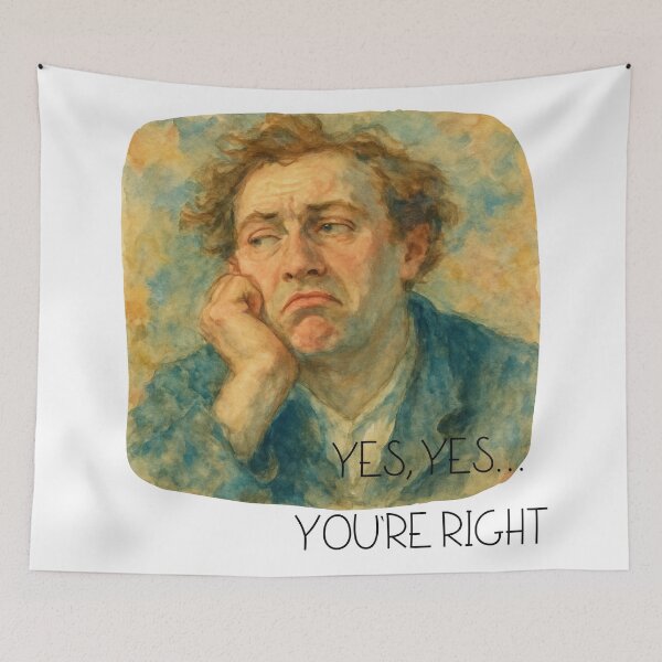 Item preview, Yes, yes, you’re right designed and sold by TheActionMe.