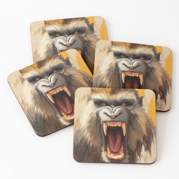 Item preview, Stunning Mandrill Painting for Home & Office designed and sold by LazyOwlStore.