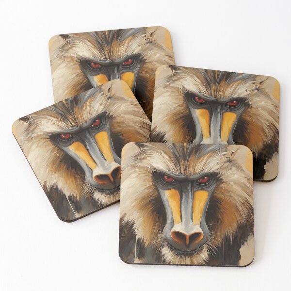 Item preview, Stunning Mandrill Painting for Home & Office designed and sold by LazyOwlStore.