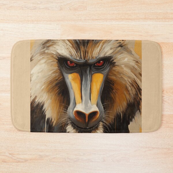 Item preview, Stunning Mandrill Painting for Home & Office designed and sold by LazyOwlStore.