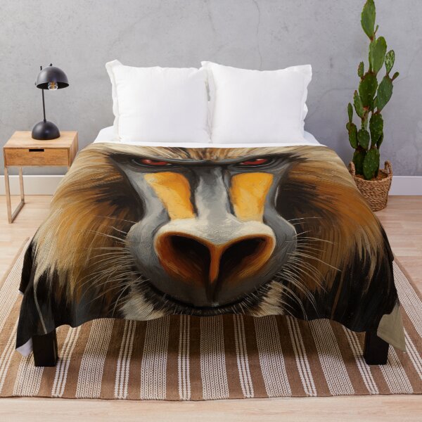 Item preview, Stunning Mandrill Painting for Home & Office designed and sold by LazyOwlStore.