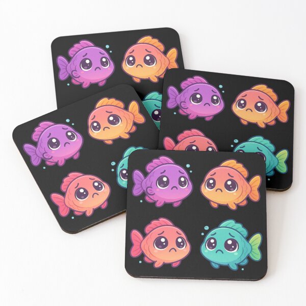 Item preview, Cute Parrot Fish with Cat Eyes designed and sold by DamioPolArt.