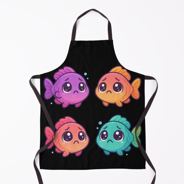 Item preview, Cute Parrot Fish with Cat Eyes designed and sold by DamioPolArt.