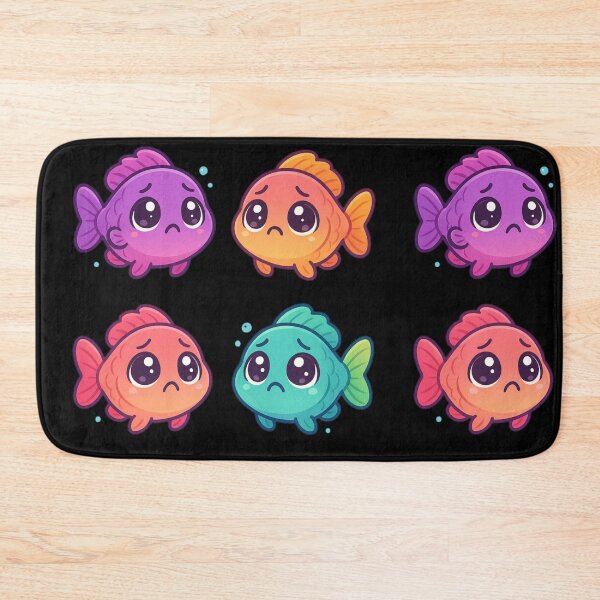 Item preview, Cute Parrot Fish with Cat Eyes designed and sold by DamioPolArt.