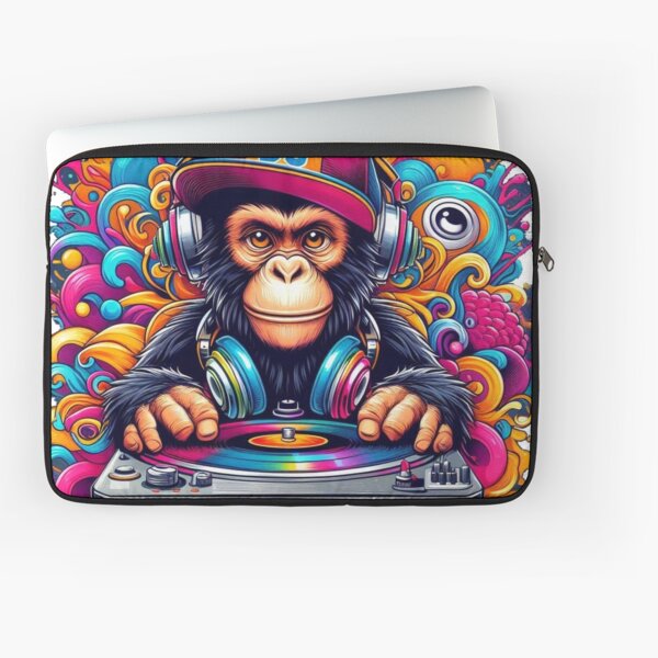 Item preview, Banksy DJ Monkey Musician with Headphones designed and sold by SaoodRehman.