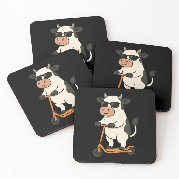 Item preview, Funny Cow Scooter Animal Lover Boys Girls Kids designed and sold by rafaeltto.