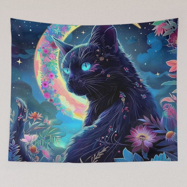 Item preview, mysterious cat Feline Art designed and sold by Josinta.