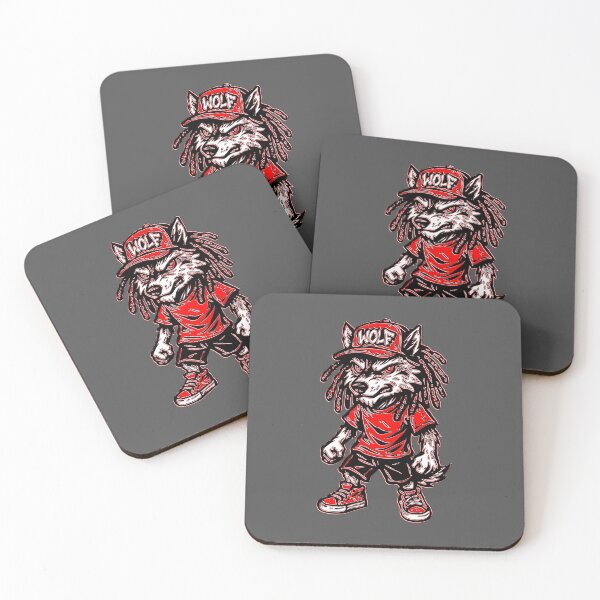 Item preview, Urban Wolf with Dreadlocks Street Style designed and sold by 4rpixs.