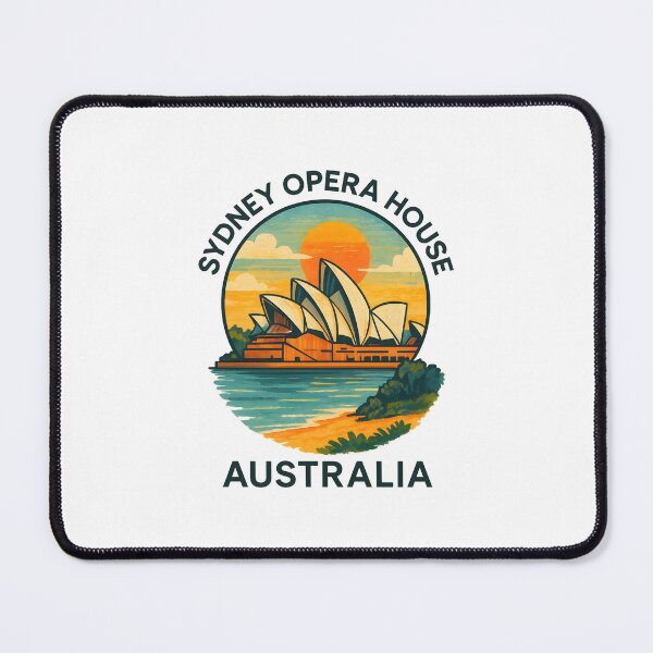 Item preview, Sydney Opera House Illustration – Australia Landmark Art designed and sold by inkNext.