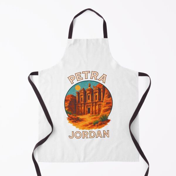 Item preview, Petra Jordan Travel Art – Ancient Rose City Illustration designed and sold by inkNext.