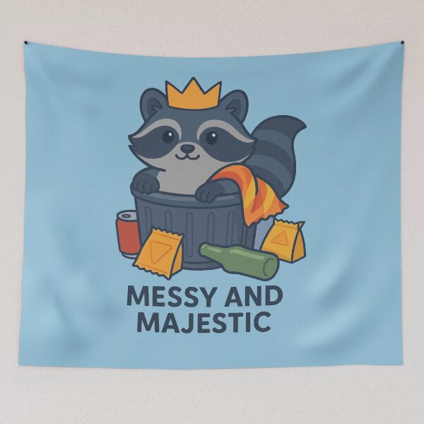 Item preview, Trash Prince Racoon designed and sold by SnaxCult.