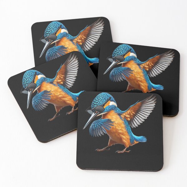 Artikelvorschau, Dabbing Kingfisher Vogelbeobachter Liebhaber Vogelbeobachtung entworfen und verkauft von Kimberley King Art  King Art.