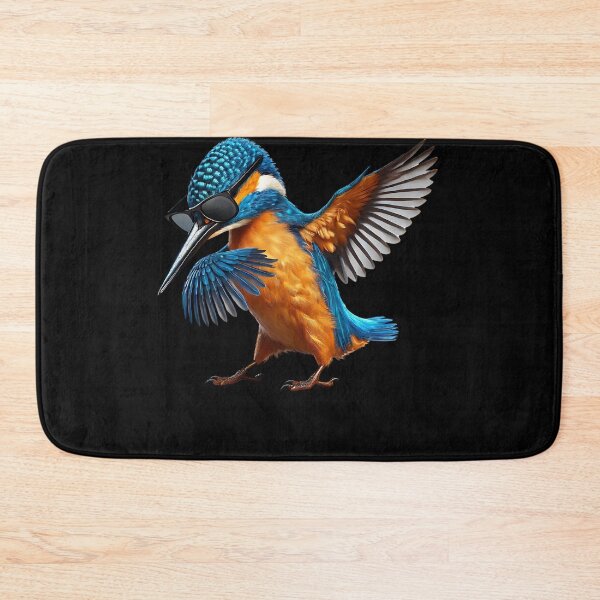 Item preview, Dabbing Kingfisher Bird Watcher Lover Birding designed and sold by Kimberley King Art  King Art.