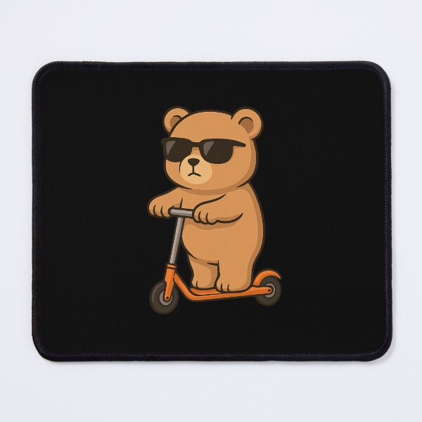 Item preview, Funny Bear Scooter Animal Lover Boys Girls Kids designed and sold by rafaeltto.