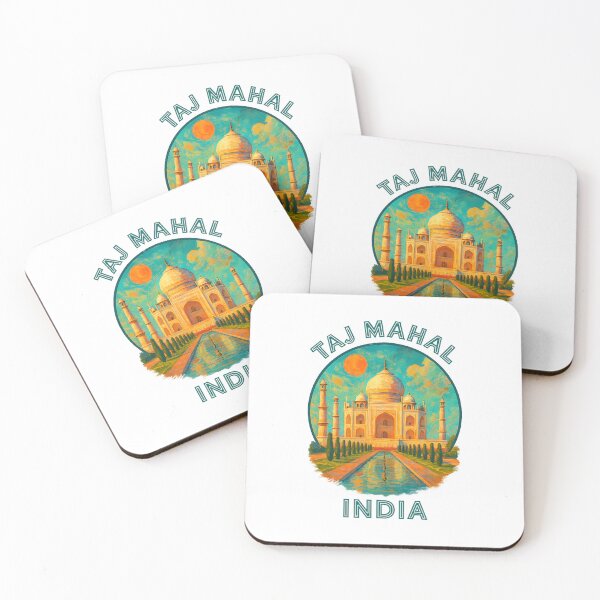 Item preview, Taj Mahal India Travel Poster – Mughal Architecture & Cultural Landmark designed and sold by inkNext.
