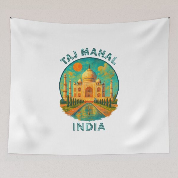 Item preview, Taj Mahal India Travel Poster – Mughal Architecture & Cultural Landmark designed and sold by inkNext.