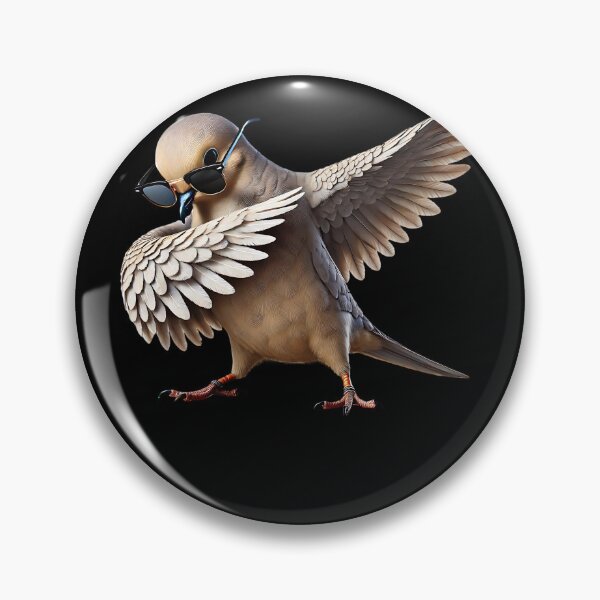Item preview, Dabbing Mourning Dove Bird Watcher Lover Birding designed and sold by Kimberley King Art  King Art.