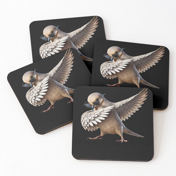 Item preview, Dabbing Mourning Dove Bird Watcher Lover Birding designed and sold by Kimberley King Art  King Art.