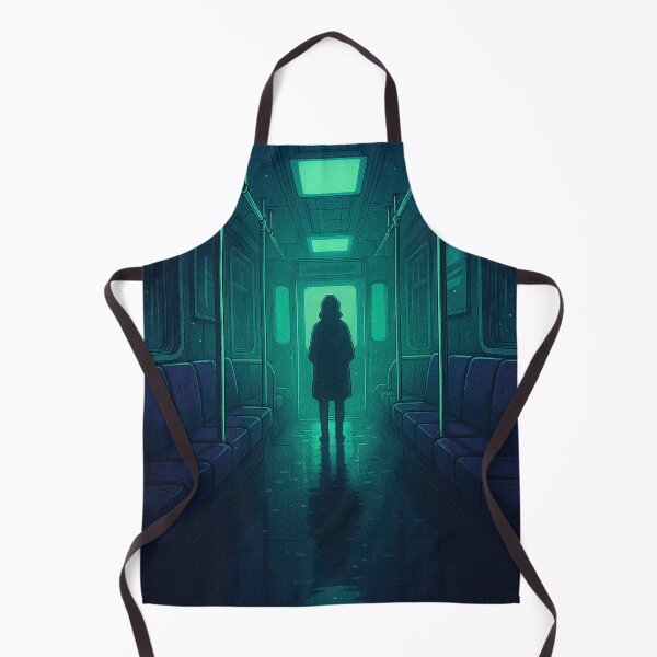 Item preview, Subway Phantom – Cyberpunk Anime Scene in Neon Underground – Neo Tokyo Nights designed and sold by Domci.