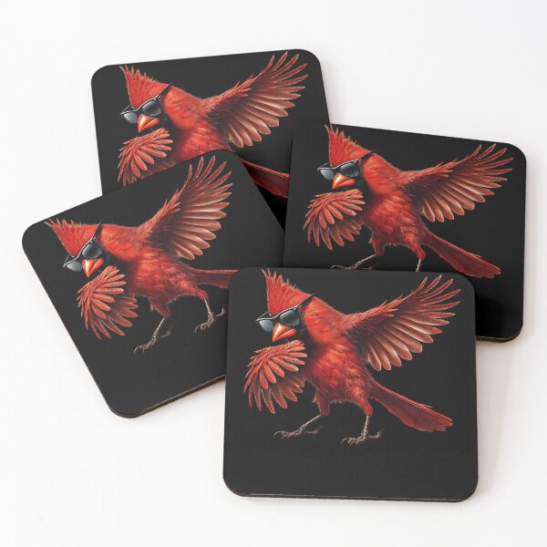 Item preview, Dabbing Northern Cardinal Bird Watcher Lover Birding designed and sold by Kimberley King Art  King Art.