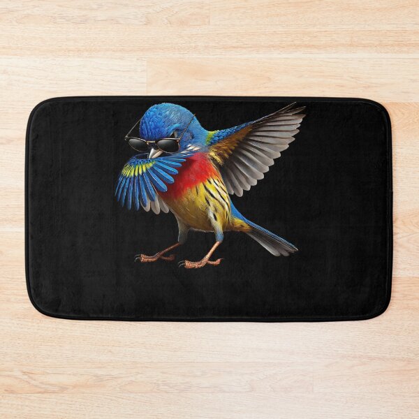 Item preview, Dabbing Painted Bunting Bird Watcher Lover Birding designed and sold by Kimberley King Art  King Art.