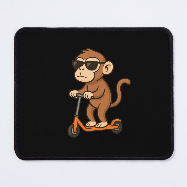 Item preview, Funny Monkey Scooter Animal Lover Boys Girls Kids designed and sold by rafaeltto.