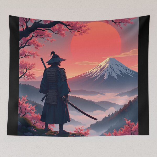 Item preview, The Silent Warrior – Sakura Samurai Scene designed and sold by The Silent Warrior Art.