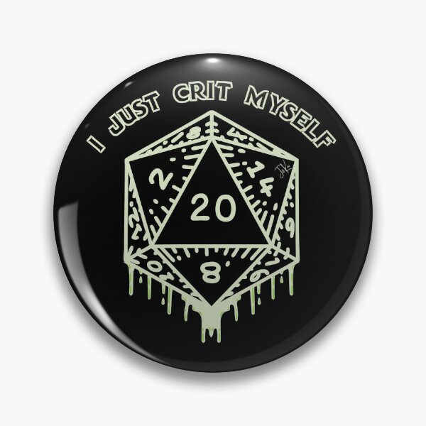 Item preview, I just crit myself designed and sold by SpikyLlama.