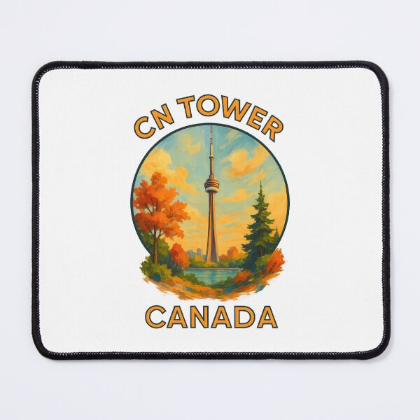 Item preview, CN Tower Toronto Skyline - Canada Landmark Illustration designed and sold by inkNext.