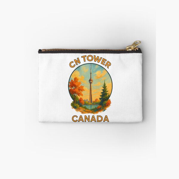 Item preview, CN Tower Toronto Skyline - Canada Landmark Illustration designed and sold by inkNext.