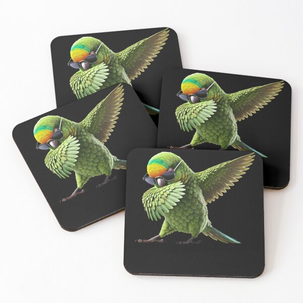 Item preview, Dabbing Peach Fronted Conure Parrot Lover Birding designed and sold by Kimberley King Art  King Art.
