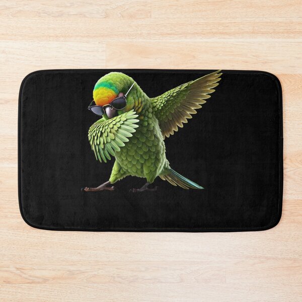 Artikelvorschau, Dabbing Peach Front Conure Papagei Liebhaber Vogelbeobachtung entworfen und verkauft von Kimberley King Art  King Art.