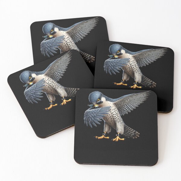 Item preview, Dabbing Peregrine Falcon Bird Raptor Lover Watcher Birding designed and sold by Kimberley King Art  King Art.