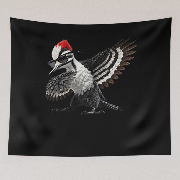 Item preview, Dabbing Pileated Woodpecker Bird Watcher Lover Birding designed and sold by Kimberley King Art  King Art.