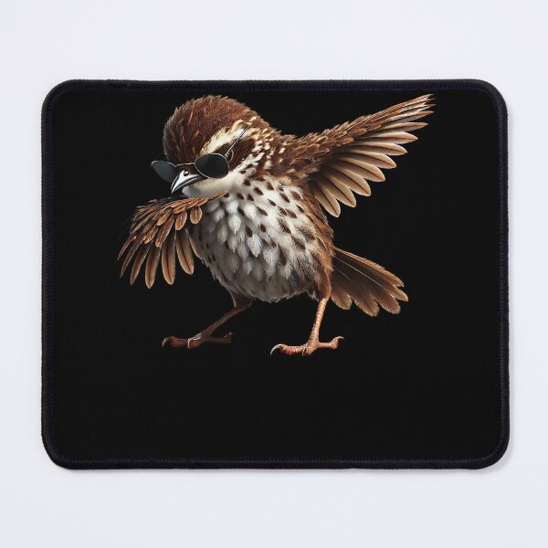 Item preview, Dabbing Puff-Throated Babbler Bird Watcher Lover Birding designed and sold by Kimberley King Art  King Art.