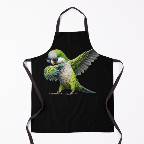 Item preview, Dabbing Quaker Parrot Green Monk Parakeet Lover Birding designed and sold by Kimberley King Art King Art.