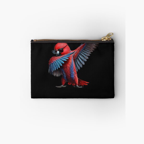 Item preview, Dabbing Red Eclectus Parrot Lover Birding designed and sold by Kimberley King Art  King Art.