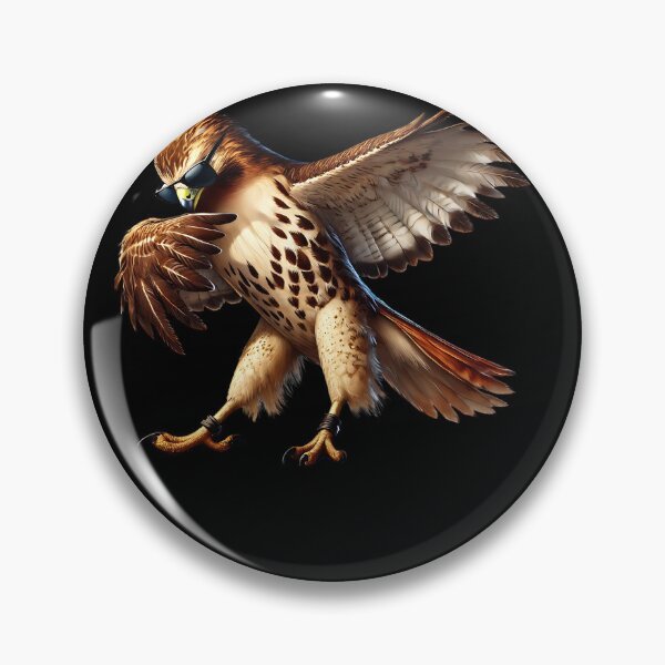 Item preview, Dabbing Red-Tailed Hawk Bird Watcher Lover Birding designed and sold by Kimberley King Art  King Art.