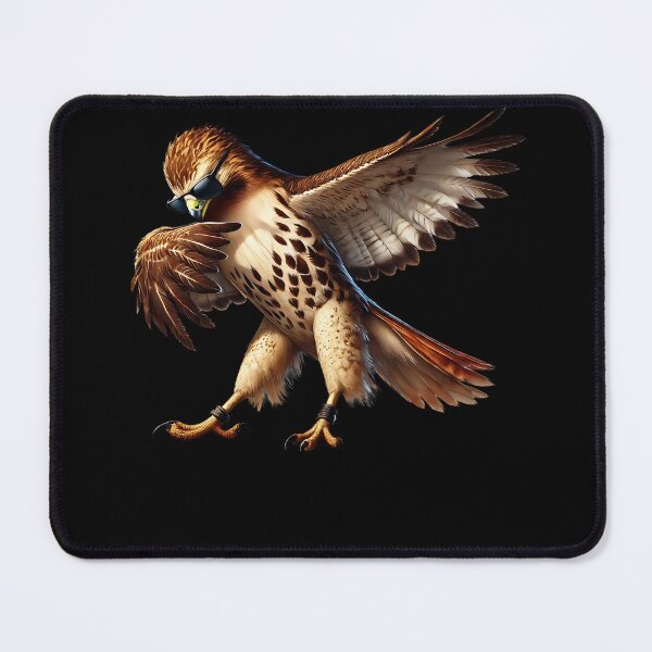 Item preview, Dabbing Red-Tailed Hawk Bird Watcher Lover Birding designed and sold by Kimberley King Art King Art.