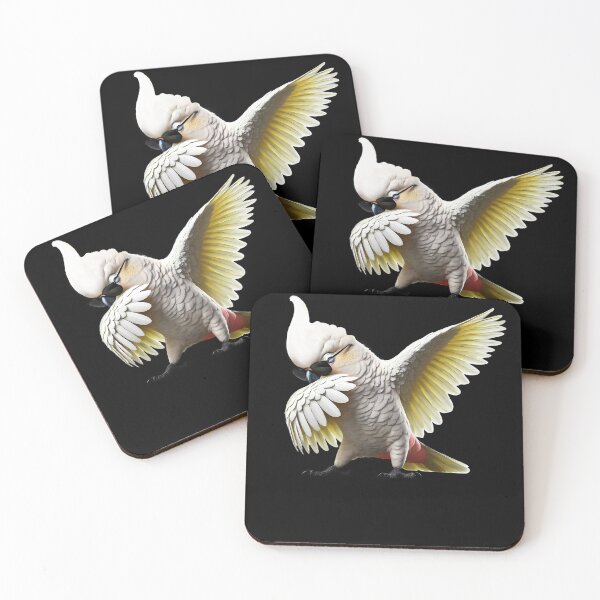 Item preview, Dabbing Red-Vented Cockatoo Parrot Lover Birding designed and sold by Kimberley King Art  King Art.