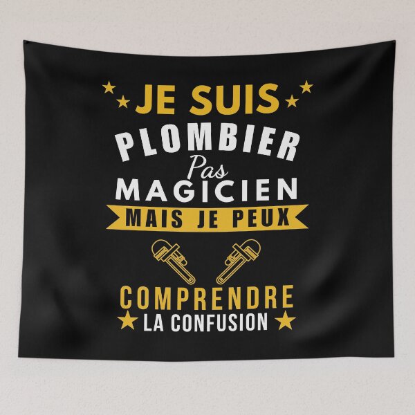 Item preview, I'm a plumber not a magician - Funny gift for plumber designed and sold by NostalgikShow.