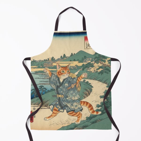Item preview, Artist【Aoi】Ukiyo-e Feline Traveler: The Cat of Tokaido (浮世絵猫旅人:東海道の猫) designed and sold by KaleidoKids.