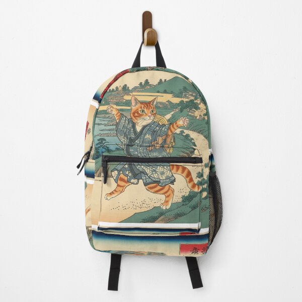 Item preview, Artist【Aoi】Ukiyo-e Feline Traveler: The Cat of Tokaido (浮世絵猫旅人:東海道の猫) designed and sold by KaleidoKids.