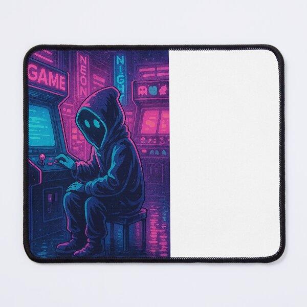 Item preview, Arcade Ghost – Vaporwave Anime Spirit at Retro Game Hall – Neo Tokyo Nights designed and sold by Domci.