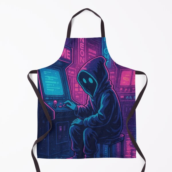 Item preview, Arcade Ghost – Vaporwave Anime Spirit at Retro Game Hall – Neo Tokyo Nights designed and sold by Domci.