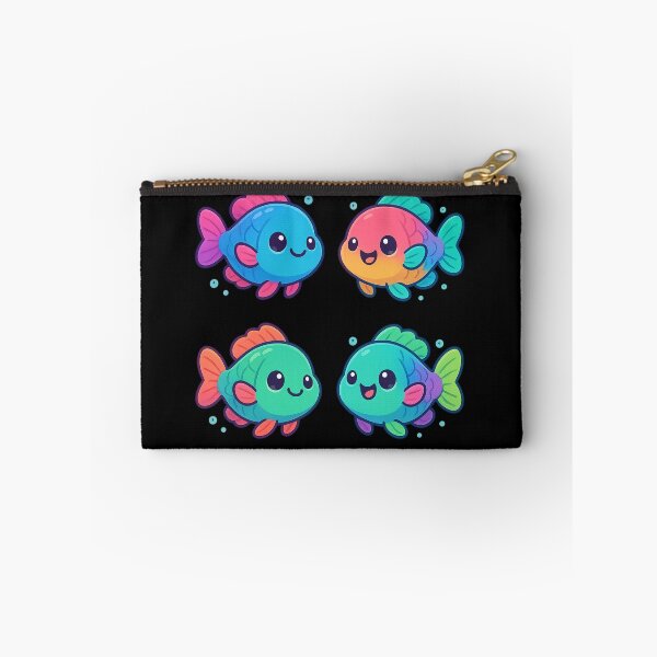 Item preview, Kawaii Rainbow Parrot Fish designed and sold by DamioPolArt.
